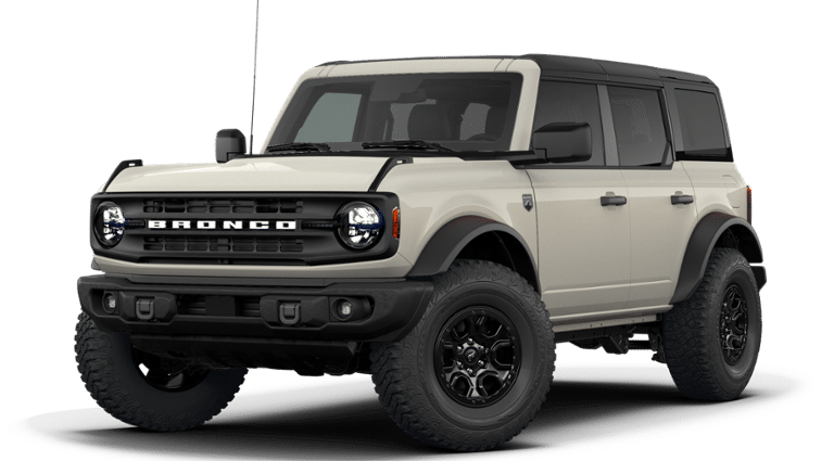 2026 Ford Bronco Big Bend in Desert Sand — front three-quarter view