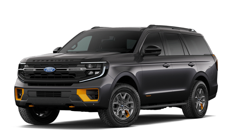 2027 Ford Expedition Tremor in Gray Metallic — front three-quarter view