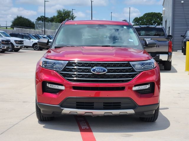 2022 Ford Explorer — rear three-quarter view