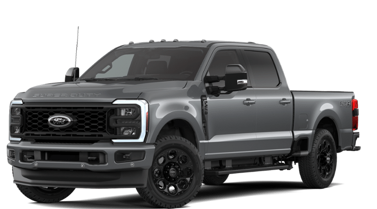 2026 Ford F-250SD Lariat in Gray — front three-quarter view