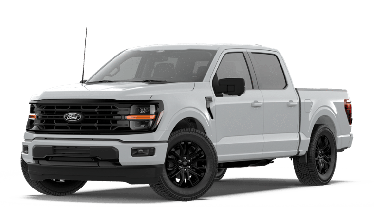 2026 Ford F-150 XLT in Avalanche — front three-quarter view