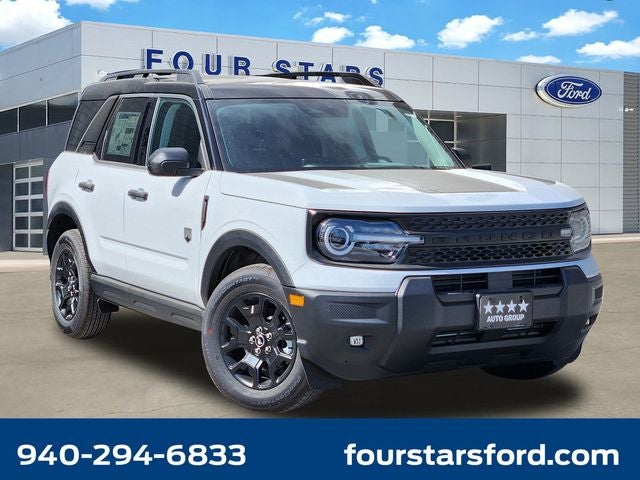 2026 Ford Bronco Sport Big Bend in Oxford White — front three-quarter view