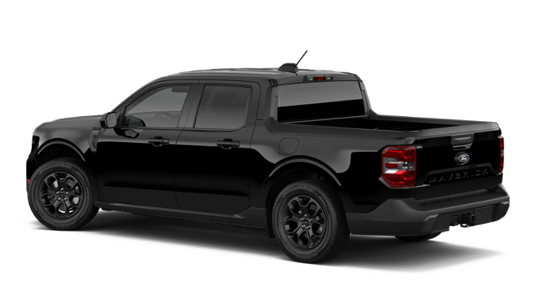 2026 Ford Maverick XLT in Shadow Black — front three-quarter view